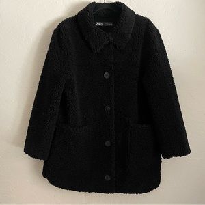 Women’s Zara sherpa coat